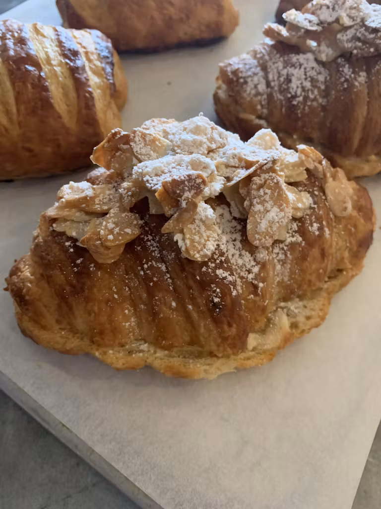 a close up of food